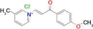 (E)-1-(3-(4-methoxyphenyl)-3-oxoprop-1-en-1-yl)-3-methylpyridin-1-ium chloride