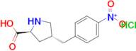 (2S,4R)-4-(4-nitrobenzyl)pyrrolidine-2-carboxylic acid hydrochloride