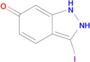 3-iodo-2,6-dihydro-1H-indazol-6-one