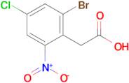 2-(2-Bromo-4-chloro-6-nitrophenyl)acetic acid