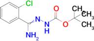 N'-[amino(2-chlorophenyl)methylidene](tert-butoxy)carbohydrazide