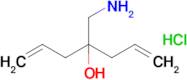 4-(Aminomethyl)hepta-1,6-dien-4-ol hydrochloride