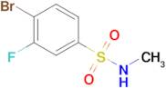 4-Bromo-3-fluoro-N-methylbenzenesulfonamide