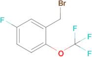 2-(Bromomethyl)-4-fluoro-1-(trifluoromethoxy)benzene