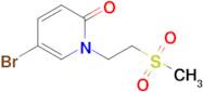 5-Bromo-1-(2-(methylsulfonyl)ethyl)pyridin-2(1H)-one