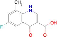 6-Fluoro-8-methyl-4-oxo-1,4-dihydroquinoline-3-carboxylic acid