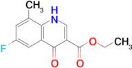 Ethyl 6-fluoro-8-methyl-4-oxo-1,4-dihydroquinoline-3-carboxylate