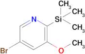 5-Bromo-3-methoxy-2-(trimethylsilyl)pyridine