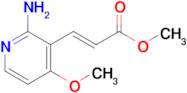 methyl (2E)-3-(2-amino-4-methoxypyridin-3-yl)prop-2-enoate