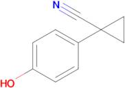 1-(4-Hydroxyphenyl)cyclopropane-1-carbonitrile