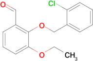 2-((2-Chlorobenzyl)oxy)-3-ethoxybenzaldehyde