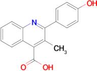 2-(4-Hydroxyphenyl)-3-methylquinoline-4-carboxylic acid