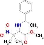 Methyl (S)-3-methyl-3-nitro-2-(((S)-1-phenylethyl)amino)butanoate