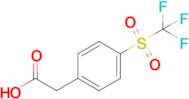 2-(4-((Trifluoromethyl)sulfonyl)phenyl)acetic acid