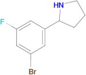 2-(3-Bromo-5-fluorophenyl)pyrrolidine