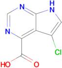 5-chloro-7H-pyrrolo[2,3-d]pyrimidine-4-carboxylic acid