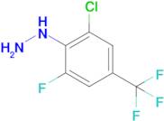 (2-Chloro-6-fluoro-4-(trifluoromethyl)phenyl)hydrazine