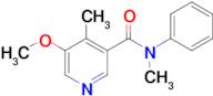 5-Methoxy-N,4-dimethyl-N-phenylnicotinamide