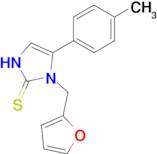 1-[(furan-2-yl)methyl]-5-(4-methylphenyl)-2,3-dihydro-1H-imidazole-2-thione