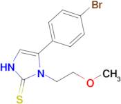5-(4-bromophenyl)-1-(2-methoxyethyl)-2,3-dihydro-1H-imidazole-2-thione