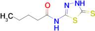 N-(5-sulfanylidene-4,5-dihydro-1,3,4-thiadiazol-2-yl)pentanamide