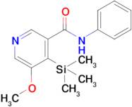 5-Methoxy-N-phenyl-4-(trimethylsilyl)nicotinamide