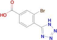 3-bromo-4-(1H-1,2,3,4-tetrazol-5-yl)benzoic acid