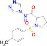 1-Tosyl-N-(4H-1,2,4-triazol-4-yl)pyrrolidine-2-carboxamide