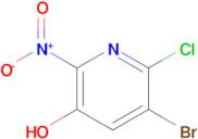 5-Bromo-6-chloro-2-nitropyridin-3-ol