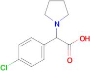 2-(4-Chlorophenyl)-2-(pyrrolidin-1-yl)acetic acid