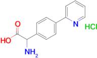 2-Amino-2-(4-(pyridin-2-yl)phenyl)acetic acid hydrochloride