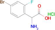 2-Amino-2-(4-bromo-2-fluorophenyl)acetic acid hydrochloride