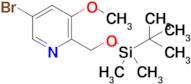 5-Bromo-2-(((tert-butyldimethylsilyl)oxy)methyl)-3-methoxypyridine