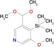 3-(Dimethoxymethyl)-5-methoxy-4-(trimethylsilyl)pyridine