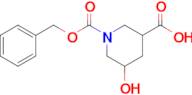 1-((Benzyloxy)carbonyl)-5-hydroxypiperidine-3-carboxylic acid