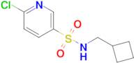 6-Chloro-N-(cyclobutylmethyl)pyridine-3-sulfonamide