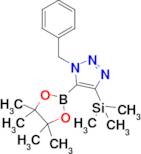 1-Benzyl-5-(4,4,5,5-tetramethyl-1,3,2-dioxaborolan-2-yl)-4-(trimethylsilyl)-1H-1,2,3-triazole