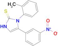 1-(2-methylphenyl)-5-(3-nitrophenyl)-2,3-dihydro-1H-imidazole-2-thione