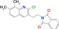 2-(2-(2-Chloro-7,8-dimethylquinolin-3-yl)ethyl)isoindoline-1,3-dione