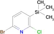 6-Bromo-2-chloro-3-(trimethylsilyl)pyridine