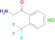 2-Amino-1-(2-(trifluoromethyl)phenyl)ethan-1-one hydrochloride