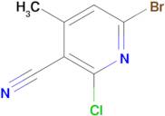 6-Bromo-2-chloro-4-methylnicotinonitrile