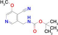 Tert-butyl ((4-cyano-5-methoxypyridin-3-yl)methyl)carbamate
