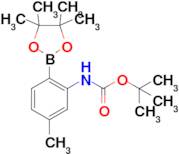 Tert-butyl (5-methyl-2-(4,4,5,5-tetramethyl-1,3,2-dioxaborolan-2-yl)phenyl)carbamate