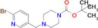Tert-butyl 4-((6-bromopyridin-3-yl)methyl)piperazine-1-carboxylate