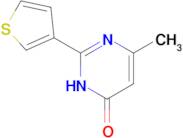 6-methyl-2-(thiophen-3-yl)-3,4-dihydropyrimidin-4-one