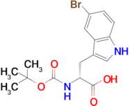 (R)-3-(5-bromo-1H-indol-3-yl)-2-((tert-butoxycarbonyl)amino)propanoic acid