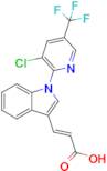 (E)-3-(1-(3-chloro-5-(trifluoromethyl)pyridin-2-yl)-1H-indol-3-yl)acrylic acid