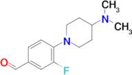 4-(4-(Dimethylamino)piperidin-1-yl)-3-fluorobenzaldehyde