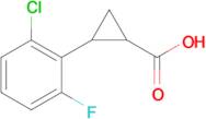 2-(2-Chloro-6-fluorophenyl)cyclopropane-1-carboxylic acid